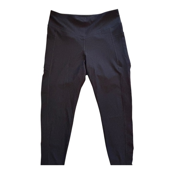 Old Navy Active Powersoft Black Leggings Size Large (L) - Picture 2 of 6